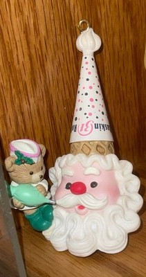 Vintage 1993 Enesco Baskin Robbins Sweet Whiskered Wishes 4th Series Ornament