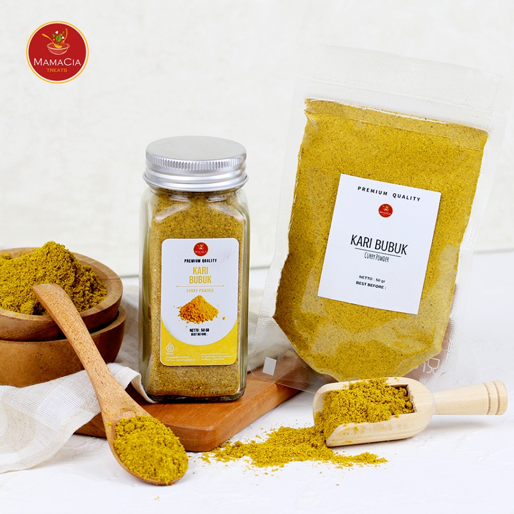 Curry en polvo 50 g mezcla de especias aromáticas, condimento molido fino