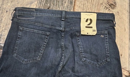 Rag & Bone New York Slim Fit 2 Men's Jeans Size 38x33 Bayview Color Mid-Rise NWT - Picture 13 of 14