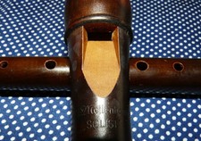 Beginner! Mollenhauer Soloist C Descant Recorder, Clear Sound, Clear handle w.!