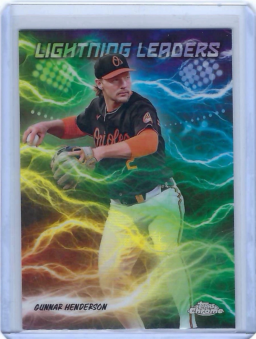 2025 Topps Chrome - Lightning Leaders Gunnar Henderson #LL-4