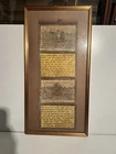 Antique THANGKA painting illustration with deities on paper mixed Nepal
