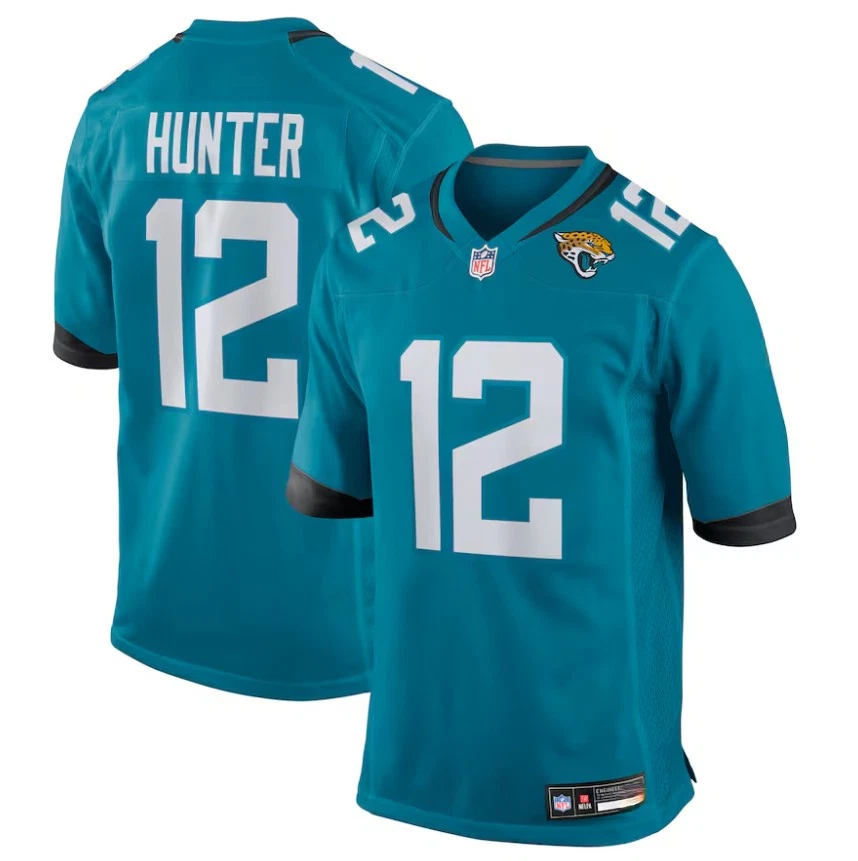 Men's Jaguarss #12 Travis Hunter 2025 Stitched  Jersey