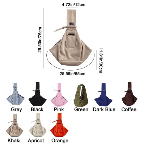 Comfortable Pet Crossbody Shoulder Bag Cat Carrier Bag Puppy Transport - Picture 2 of 21