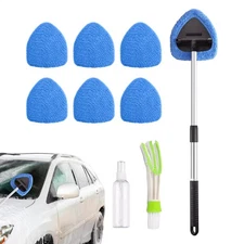 8pcs/set Window Windshield Cleaner Scalable Brush Auto Wiper Cleaner Glass