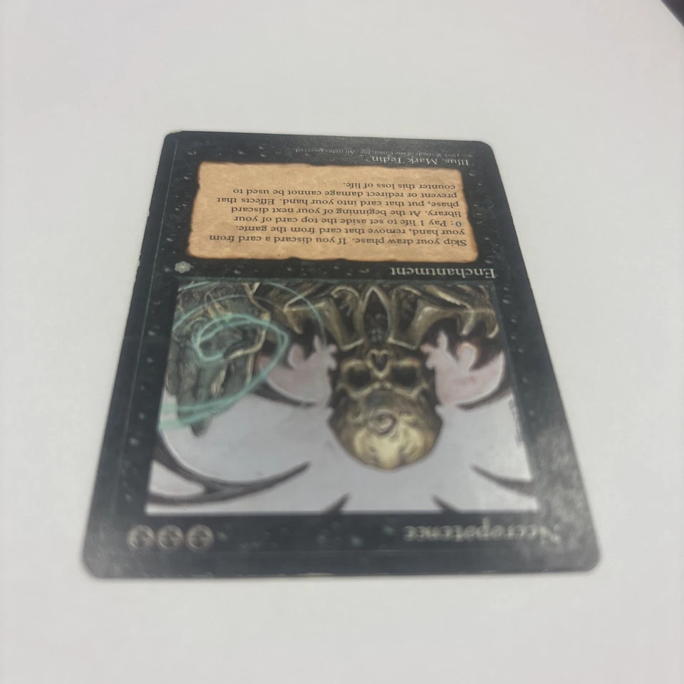 Necropotence 1995 MTG Ice Age English Damaged Draw All The Cards Enchantment - Image 4 of 4