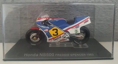 IXO Deagostini Honda NS500 Freddie Spencer 1983 1:24 Model Motorbike Motorcycle - Image 1 of 4
