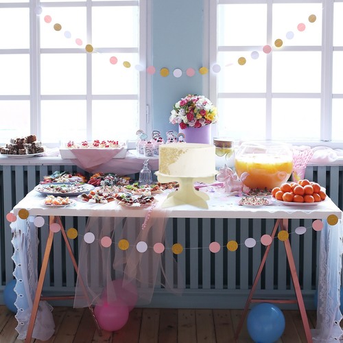 Redondo Oro Cartón Pastel/Cupcake Soporte Cumpleaños Boda Bebé Show Fiesta Decoración - Imagen 5 de 12