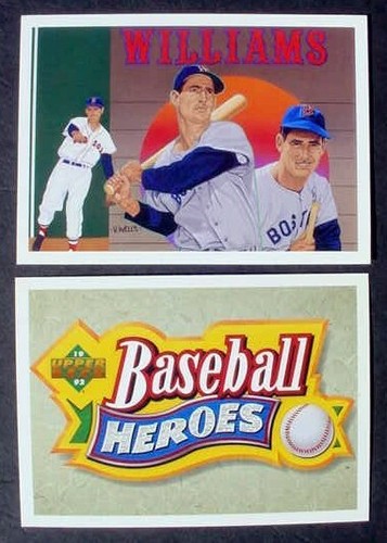 1990-1993 Upper Deck Heroes Baseball 6 Set lot Jackson Ryan Aaron Mays Williams - Picture 13 of 24