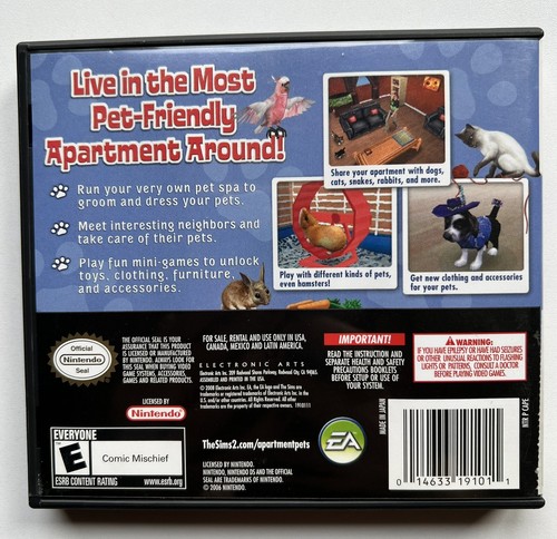 Nintendo DS Games The Sims 2: Apartment Pets AND Sims 2: Pets (2 Games) - Picture 8 of 8