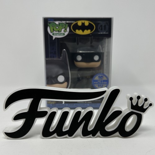 Letrero de ventilador impreso en 3D GITD (AZUL) - 8,6 PULGADAS - FUNKO para tu Funko Pops - Imagen 2 de 7
