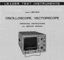 LEADER ELECTRONICS LBO-502 Service Manual Schematic Techniques Schematic