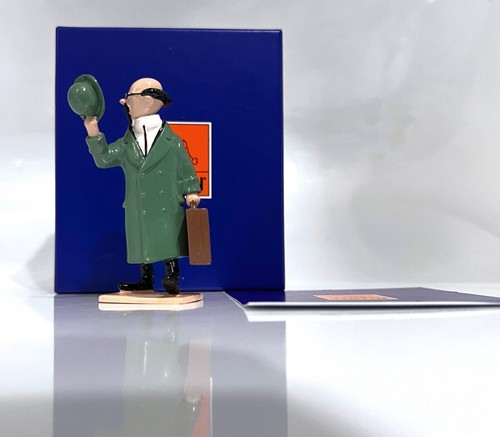 Tintin Tournesol Chapeau Figur Professor Bienlein 1998 Zertifikat OVP 7,2 cm