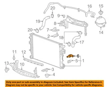 Chevrolet GM OEM 2016 Camaro-Coolant Temperature Sensor 12650595
