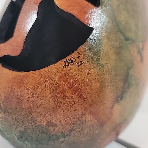 Grande Bigfoot Sasquatch Thunder Gourd GYS impronta fa rumore tuono - Foto 4 di 24