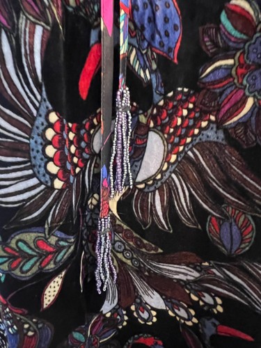 Johnny Was TIE FRONT KIMONO DRESS Avya SZ XL - Picture 8 of 10