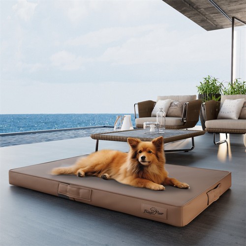 XL Orthopedic 3D Microfiber Fabric Leather Dog Bed Pain Relief for Arthritis Hip - Picture 7 of 21