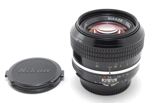 (Eccellente+5) Nikon NIKKOR AI 50mm f1.4 MF obiettivo standard per reflex DSLR dal GIAPPONE - Foto 2 di 8