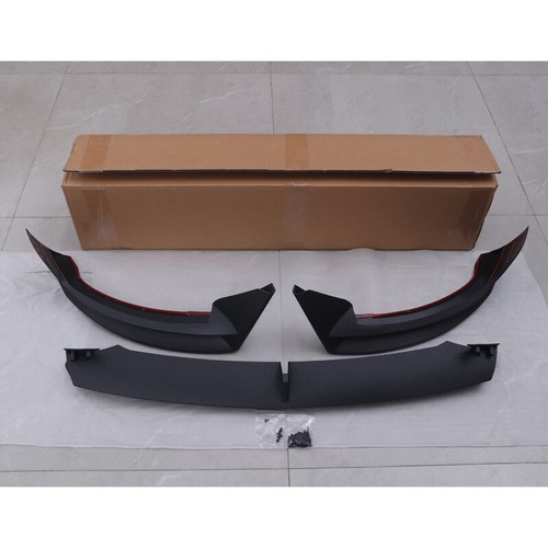 Parachoques delantero divisor de labios alerón barbilla estilo carbono para Tesla modelo Y 2020~2023 - Imagen 5 de 14