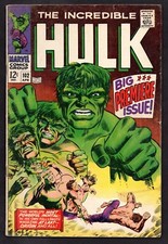 Incredible Hulk #102 VG+ 4.5 Silver Age Comic 1968