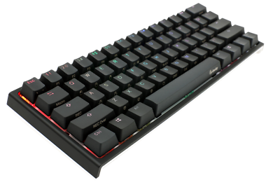 🦆 Ducky One 2 Mini v2 RGB LED 60% Double Shot PBT Keyboard Cherry