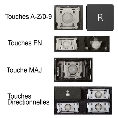 Touche de Clavier pour DELL Latitude 3510 / Dell G15 - 5510 5511 5515...