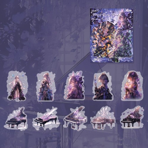 PET Laser Girl Series Stickers Fridge Car Skateboard Cup - 第 17/17 張圖片