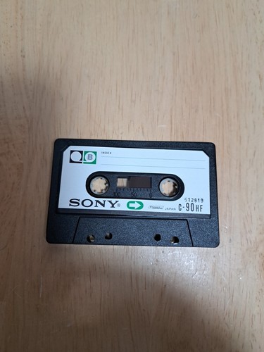 VINTAGE SONY C-90HF BLANK CASSETTE TAPE - Picture 5 of 6