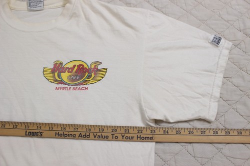 Camiseta pesada vintage Hard Rock Café para hombre talla XL blanca gráfica EE. UU. - Imagen 7 de 12
