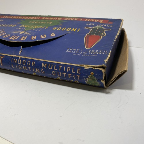 Vintage Christmas Lights Paramount Decorative Outfit Kliptons 7 Lamps FOR PARTS - Picture 13 of 17