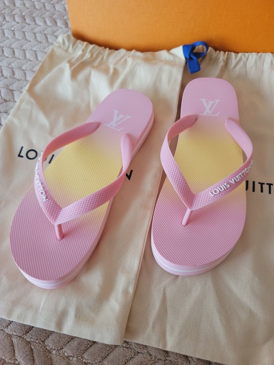 ルイヴィトン　SANBATH FLAT MULE ピンク　サイズ37 送料込み ルイヴィトン SANBATH FLAT MULE ピンク サイズ37 送料込み