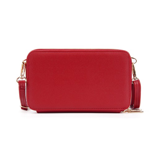 Women Leather Purse Messenger Red Crossbody Shoulder Bag Handbag Wallet Gift - Picture 31 of 75