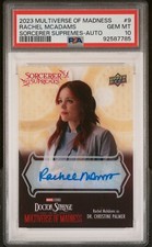 DOCTOR STRANGE CHRISTINE PALMER UD STUDIOS RACHEL McADAMS AUTO AUTOGRAPH PSA 10 