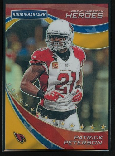 Patrick Peterson 2019 Panini Rookies Stars Great American Heroes Gold Prizm /10 - Picture 1 of 2