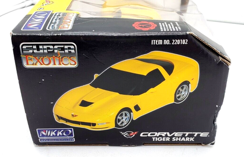 Coche de radiocontrol Nikko Corvette Tiger Shark serie Super Exotics 1:16 49 MHz - Imagen 4 de 8