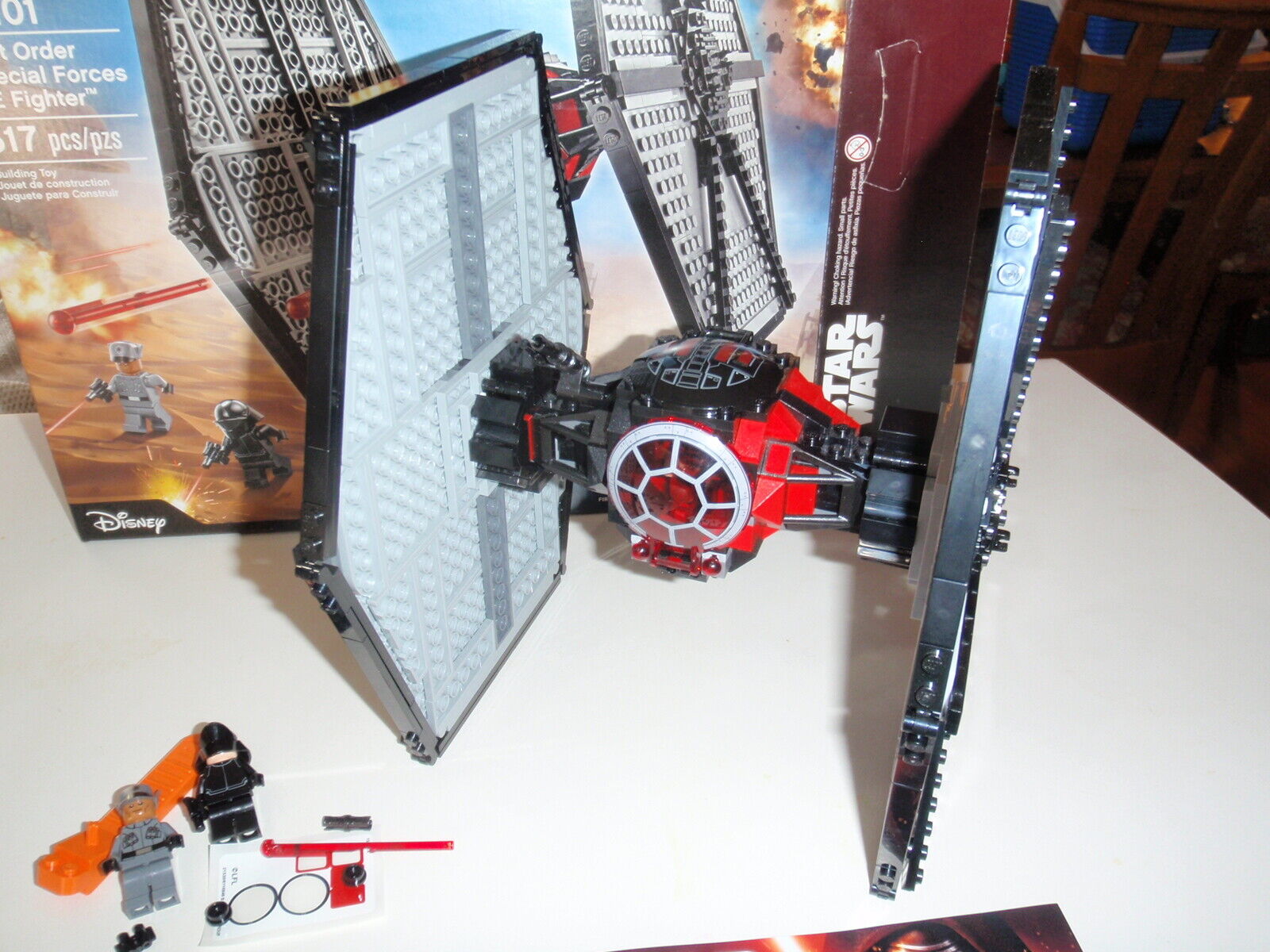 LEGO STAR WARS FIRST ORDER TIE FIGHTER 75101 W/BOX ...