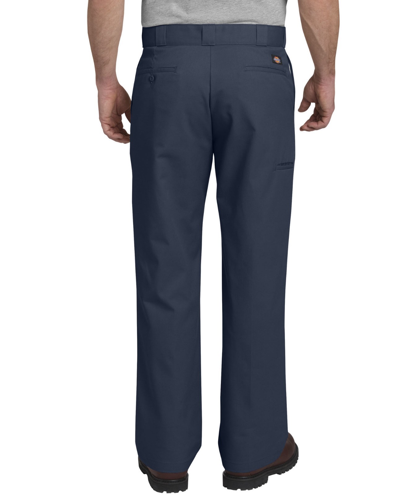 Dickies Dark Navy FLEX Relaxed Fit Straight Leg Double Knee Work Pants WP899DN