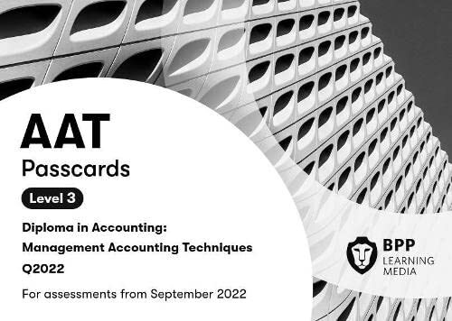 AAT Management Accounting Techniques: Pass... by BPP Learning Media Spiral bound - Imagen 1 de 2