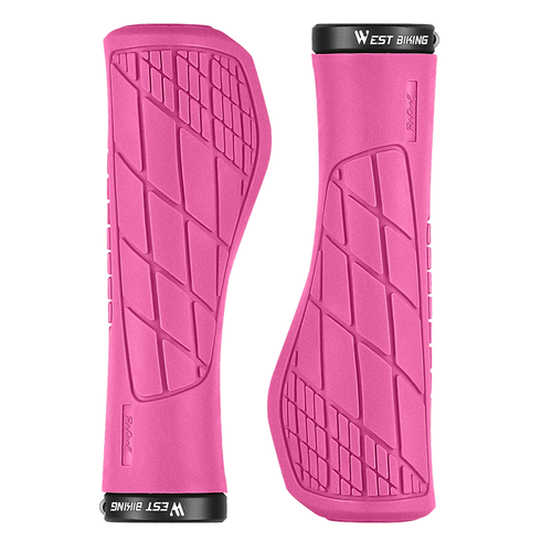 Bicycle Handlebar Grips Ergonomic Lock-on Rubber Cycling Bike Grips Hand Grip - Picture 14 of 19
