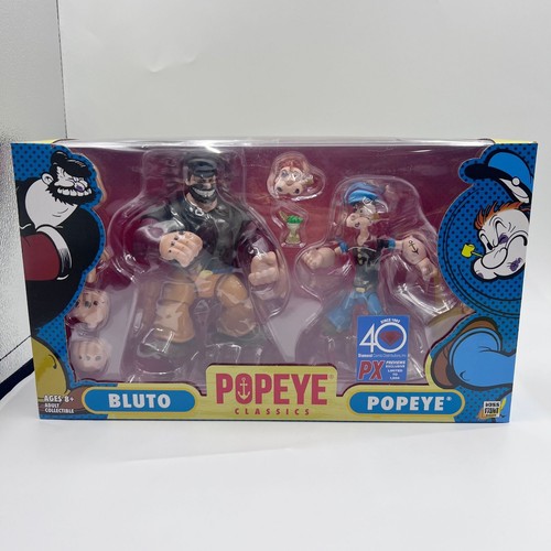 Classic animated Popeye Popeye Pluto double set can move doll model gift toys - Picture 5 of 10