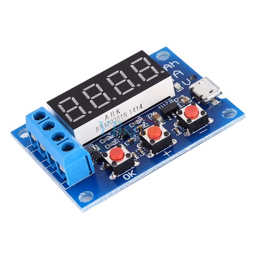 1x Battery Capacity Meter Discharge Tester 18650 Li-ion Lithium + Load Resistors - Picture 5 of 10