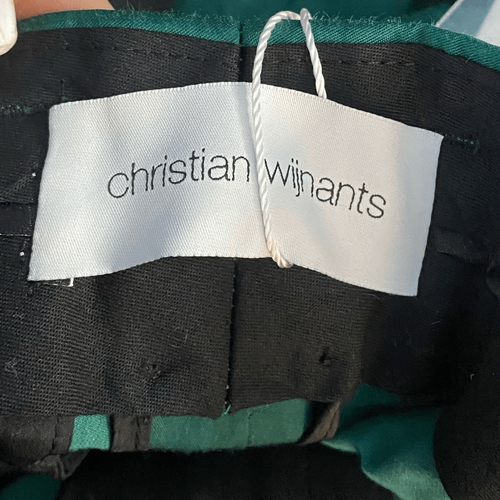 NWT Christian Wiinants Pliza Trousers Emerald Sz Xl - Picture 7 of 7