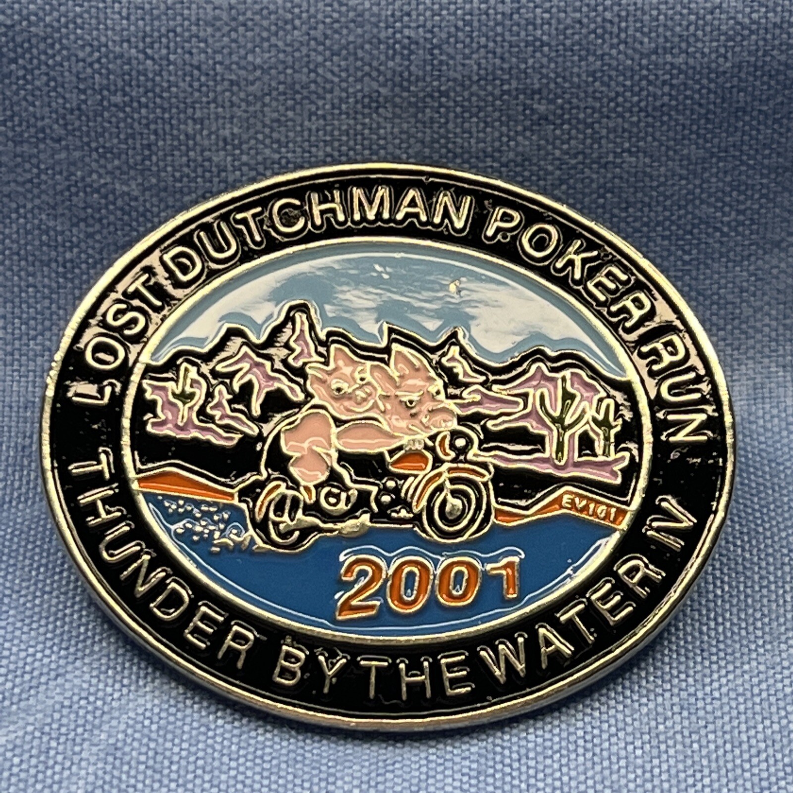2001 LOST DUTCHMAN POKER RUN THUNDER BY THE WATER PIN | eBay