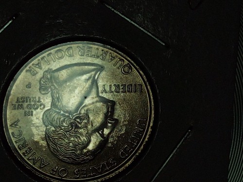 Mint Error Coin State Quarter Delaware 1999 p Grease Strike OBVERSE And REVERSE - Picture 20 of 20