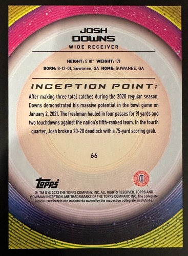 2022-23 Bowman University Inception Multi-Sport Base Cards - Pick A Card - Picture 94 of 122