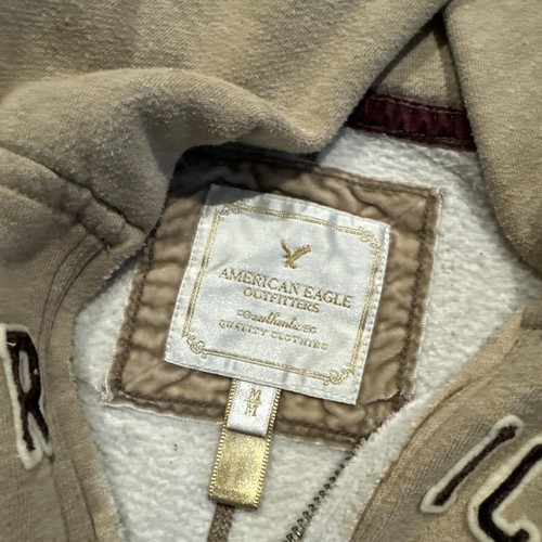 Vintage YOUTH Girl’s Size Medium M American Eagle Long Sleeve Full Zip-Up Hoodie - Picture 4 of 6