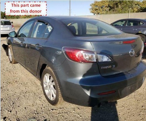 2010 - 2013 MAZDA 3 Rear Tail Light Lamp Quarter Panel Mounted Driver Left OEM - Picture 8 of 14