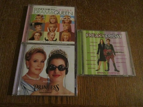 3 Soundtrack CDs - Freaky Friday, Teenage Drama Queen & Princess Diaries FREE SH