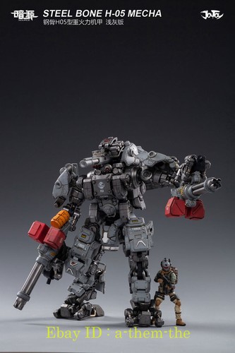 (Auf Lager @ Amoonqin) Joytoy Steel Bone Armor H05 Mecha 1/25 Light Grey Version - Bild 9 von 12