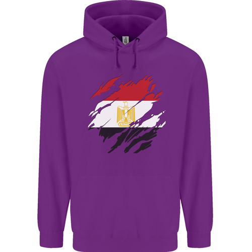Torn Egypt Flag Egyptian Day Football Childrens Kids Hoodie - Picture 19 of 88